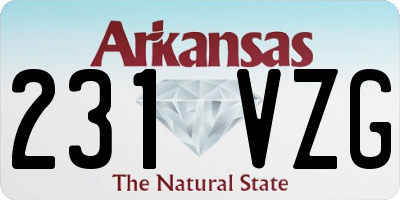 AR license plate 231VZG