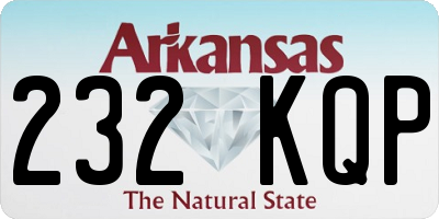 AR license plate 232KQP