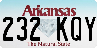 AR license plate 232KQY