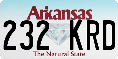 AR license plate 232KRD