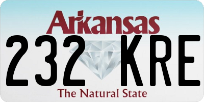 AR license plate 232KRE