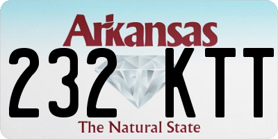 AR license plate 232KTT