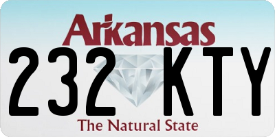 AR license plate 232KTY