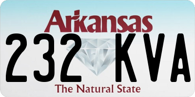 AR license plate 232KVA