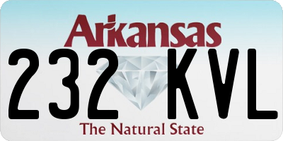 AR license plate 232KVL