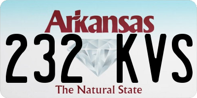AR license plate 232KVS