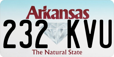 AR license plate 232KVU