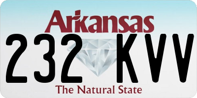 AR license plate 232KVV