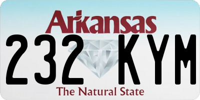 AR license plate 232KYM