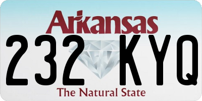 AR license plate 232KYQ