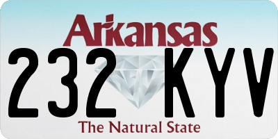 AR license plate 232KYV