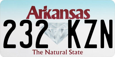 AR license plate 232KZN