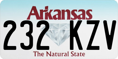 AR license plate 232KZV