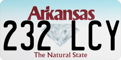 AR license plate 232LCY