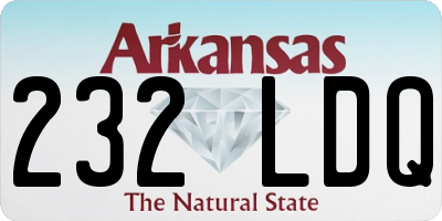 AR license plate 232LDQ