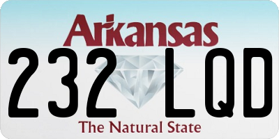 AR license plate 232LQD
