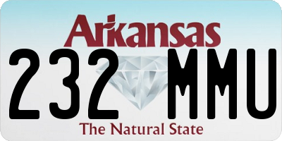 AR license plate 232MMU