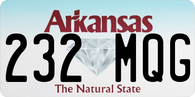 AR license plate 232MQG