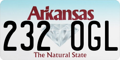 AR license plate 232OGL