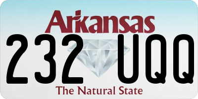 AR license plate 232UQQ