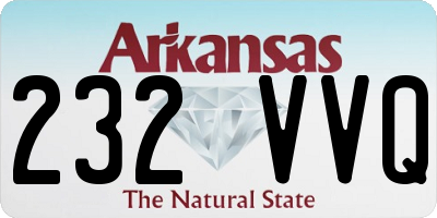 AR license plate 232VVQ