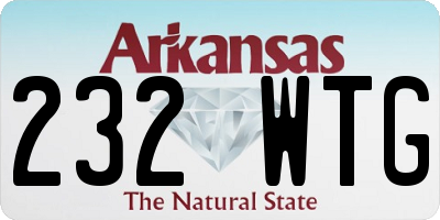 AR license plate 232WTG