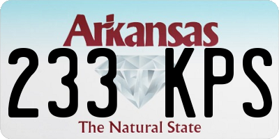 AR license plate 233KPS