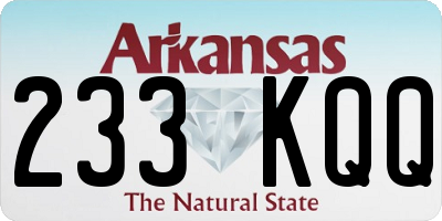 AR license plate 233KQQ