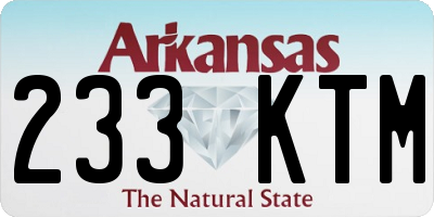 AR license plate 233KTM