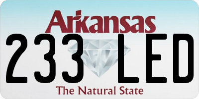 AR license plate 233LED