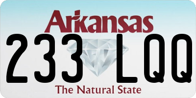 AR license plate 233LQQ