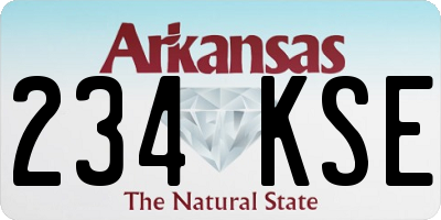 AR license plate 234KSE