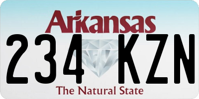 AR license plate 234KZN