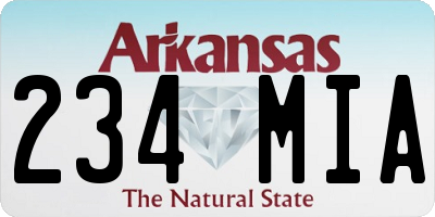 AR license plate 234MIA