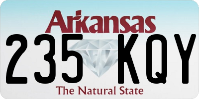 AR license plate 235KQY