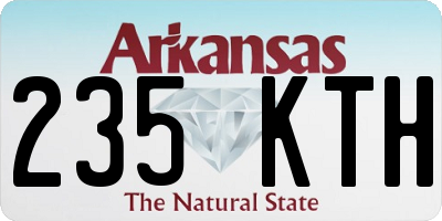 AR license plate 235KTH