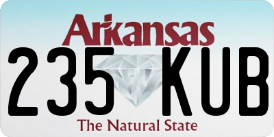 AR license plate 235KUB