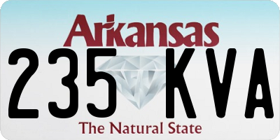 AR license plate 235KVA