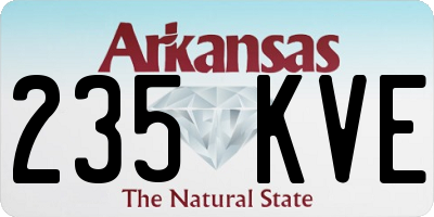 AR license plate 235KVE
