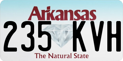 AR license plate 235KVH
