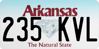 AR license plate 235KVL