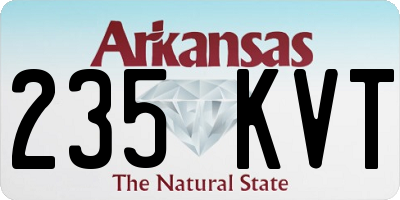 AR license plate 235KVT