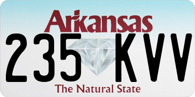 AR license plate 235KVV