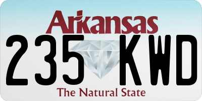 AR license plate 235KWD