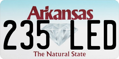 AR license plate 235LED