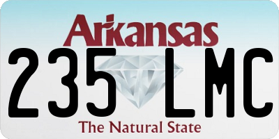 AR license plate 235LMC