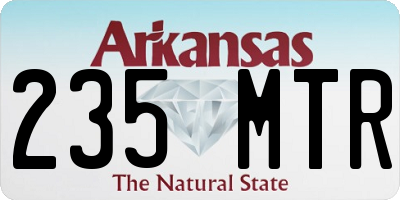 AR license plate 235MTR