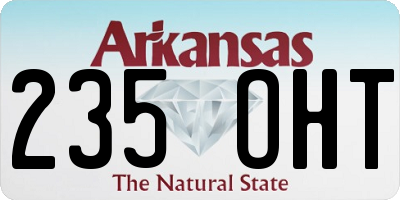 AR license plate 235OHT