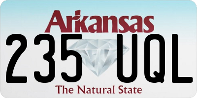 AR license plate 235UQL