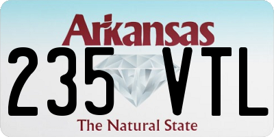 AR license plate 235VTL
